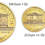 All weight denominations of Austrian Philharmonic coins feature identical images of the Great Organ.