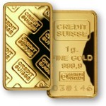 The 1-gram Credit Suisse Gold Bar