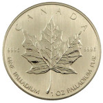 Palladium Maple Leaf coins were only made in one size - 1 troy ounce.