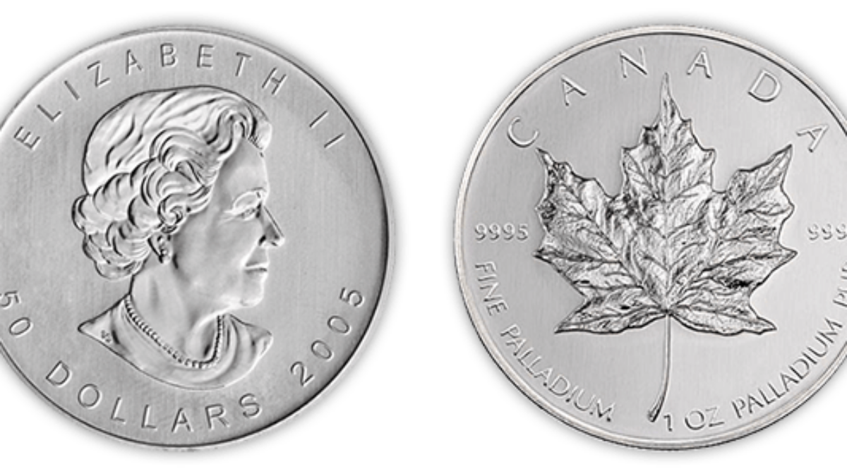 Canadian Palladium Maple Leaf Coins