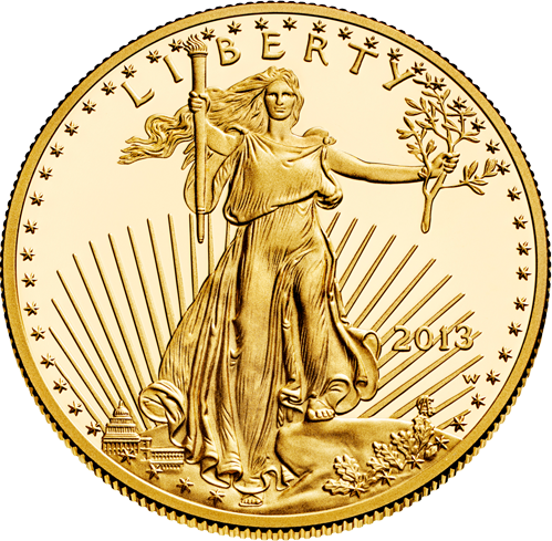 Gold American Eagle coin