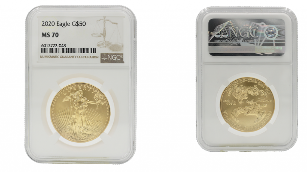 American Coin Eagles coins available in protective casing