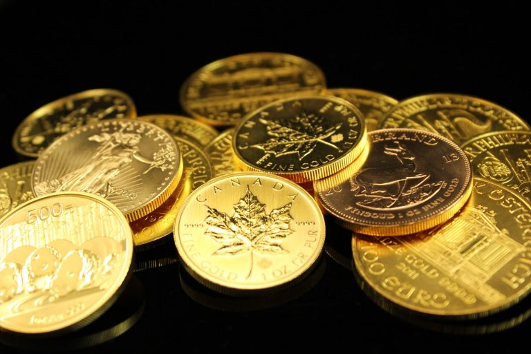 Photo of various gold coins