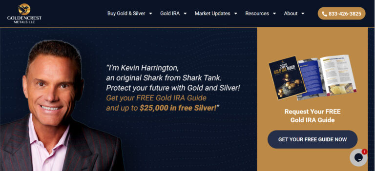 GoldenCrest Metals homepage