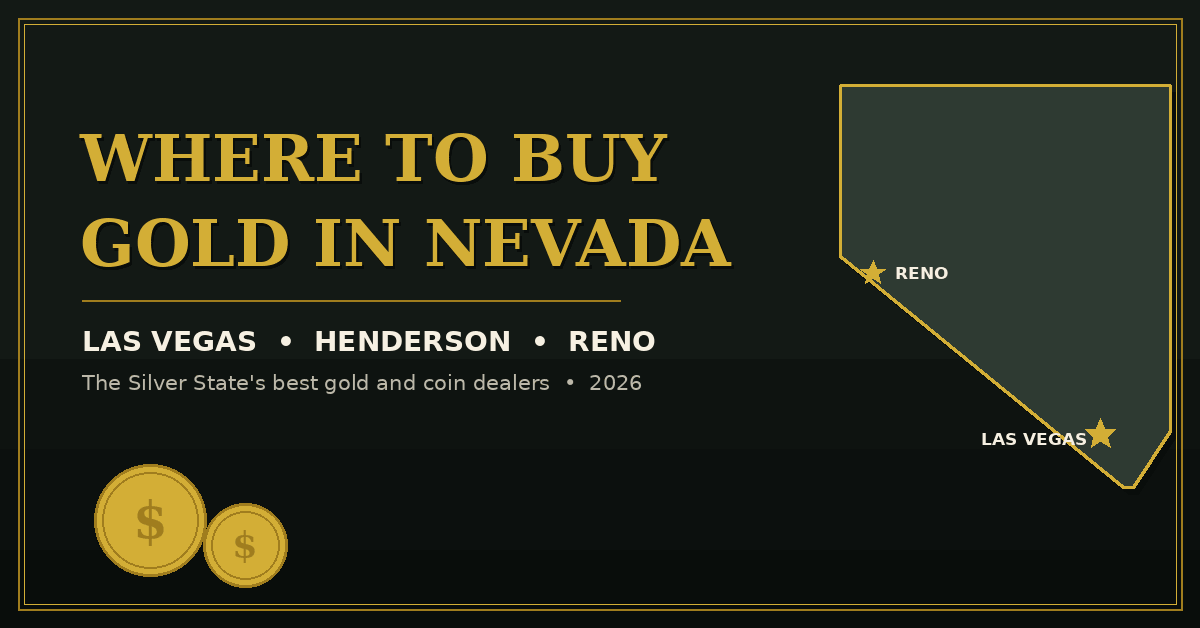 Where to buy gold in Nevada: best gold and coin dealers in Las Vegas and Reno
