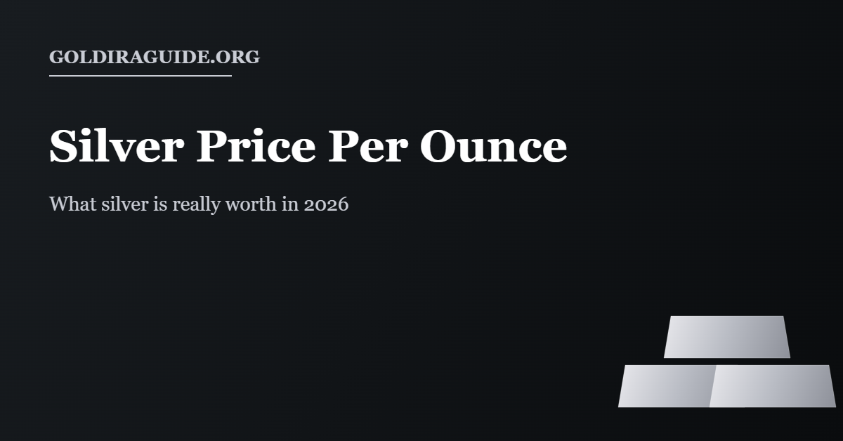 Silver price per ounce in 2026